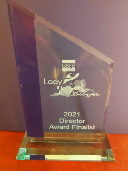 GSFE Lady in Blue Sapphire 2021 Director Award Finalist